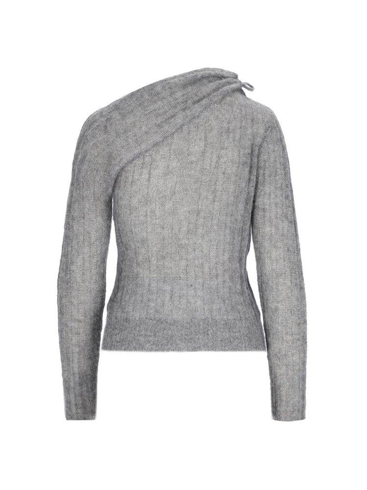 Paloma Wool Kola Long Sleeved Ribbed Sweater in Gray | Lyst Paloma Wool Kola Long Sleeved Ribbed Sweater in Gray | Lyst
