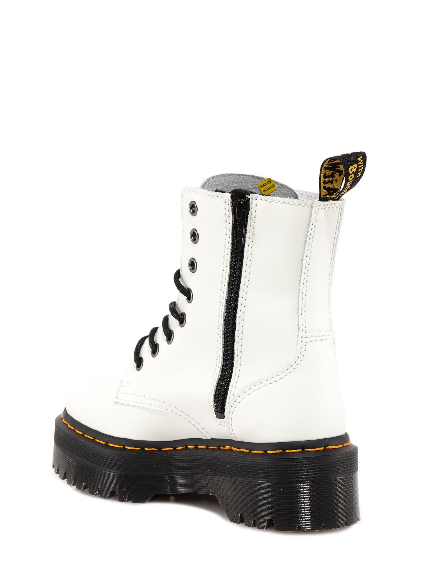 platform doc martens white