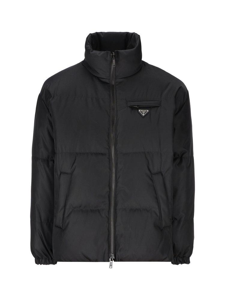 Prada Reversible Zip-up Jacket in Black for Men | Lyst