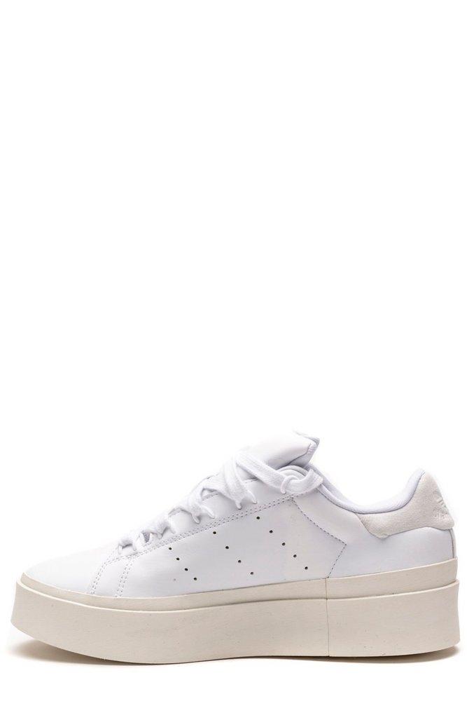adidas Originals Leather Stan Smith Bonega Lace-up Sneakers in White | Lyst