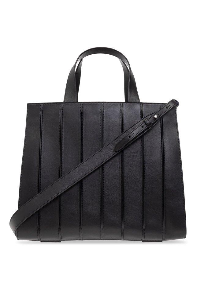 Max Mara Whitney Top Handle Bag in Black | Lyst