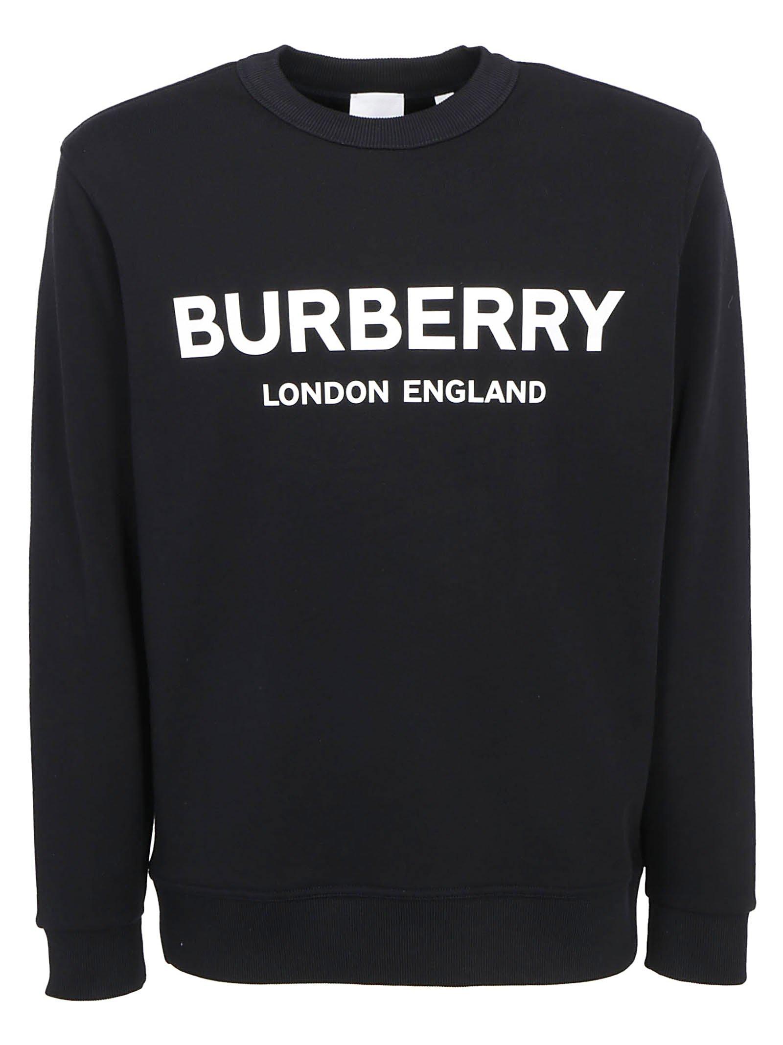 Burberry Logo Sweatshirt in Black for Men | Lyst Canada
