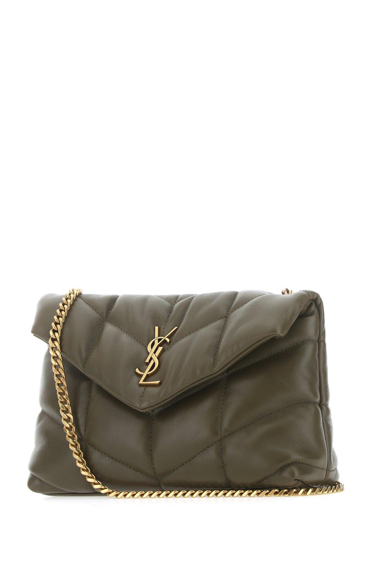 SAINT LAURENT Loulou Puffer small quilted leather shoulder bag