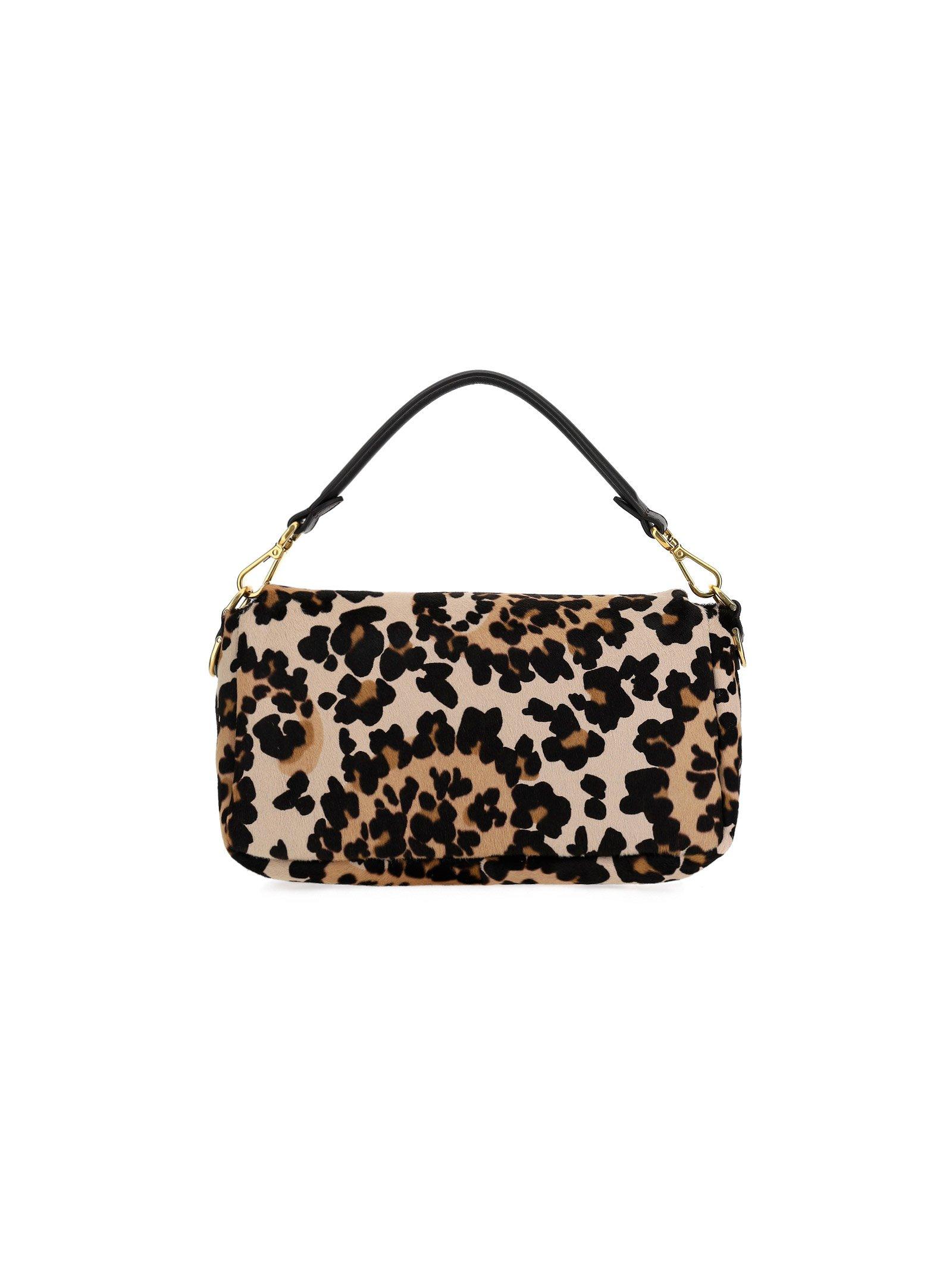 Fendi Leopard Print Flap Shoulder Bag - Crossbody Bags, Handbags -  FEN281045