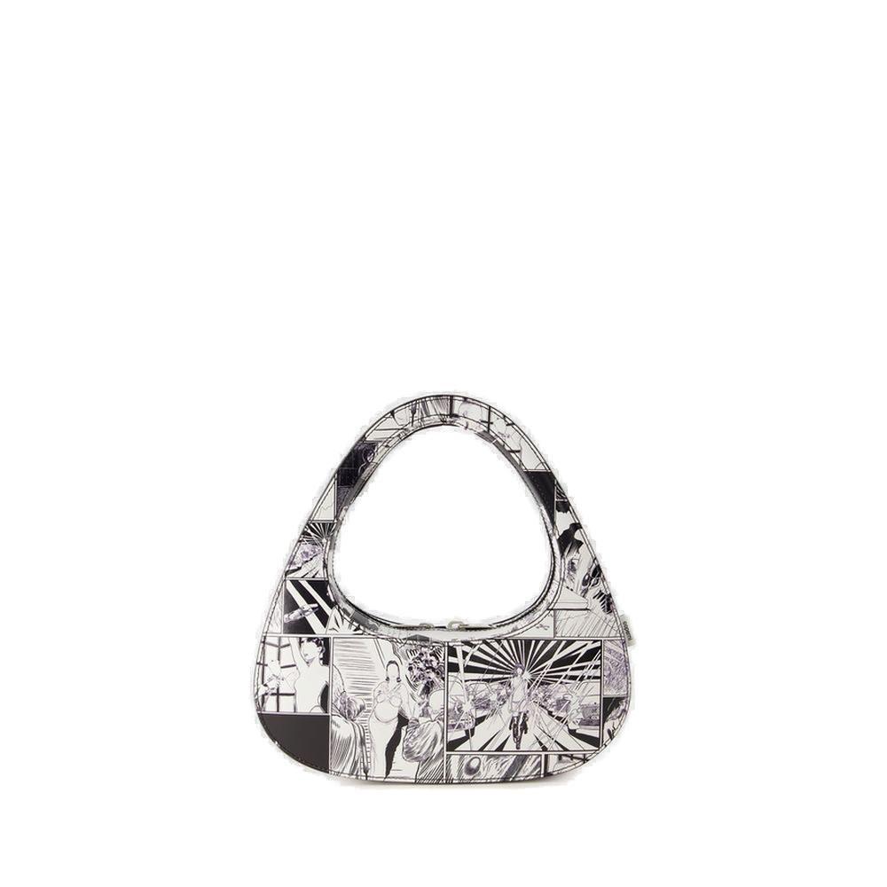 Coperni Comic Printed Baguette Swipe Bag in Metallic | Lyst