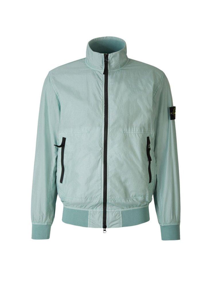 Stone Island Technical Patch Jacket in Green for Men | Lyst