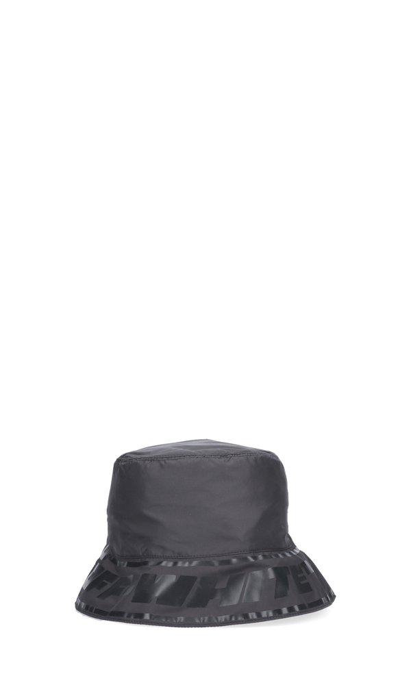 Virgil Abloh Synthetic Logo Bucket Hat 
