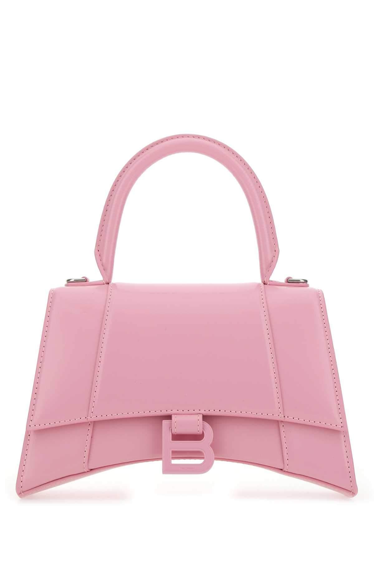 Balenciaga Hourglass Small Top Handle Bag in Pink | Lyst