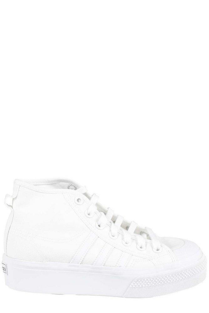 Originals Mid | adidas Nizza White Platform Lyst in Sneakers