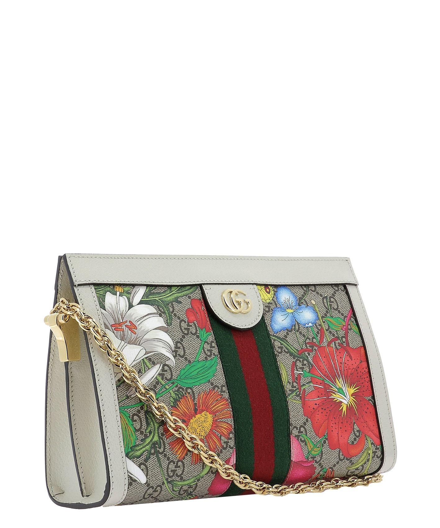 Gucci ladies ophidia gg flora shoulder bag deals