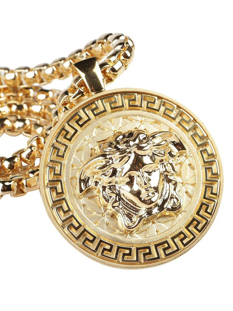 Versace Medusa Pendant Necklace in Metallic for Men Lyst
