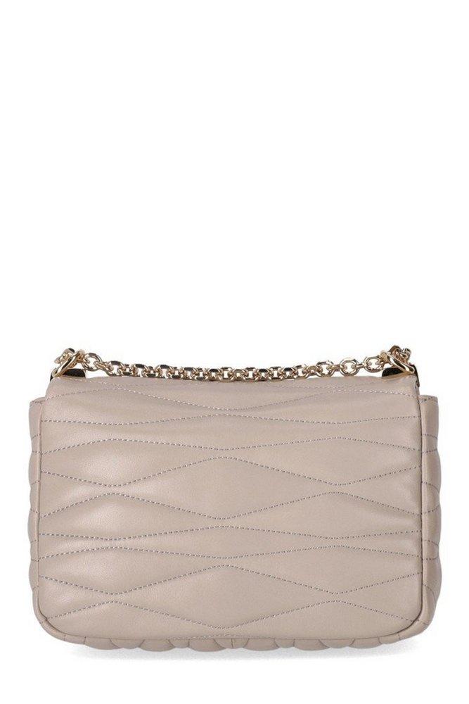 ショルダーバッグ・ポシェット FURLA1927 Quilted Small Shoulder Bag Furla Women's 1927 Soft Black Quilted Leather Crossbody