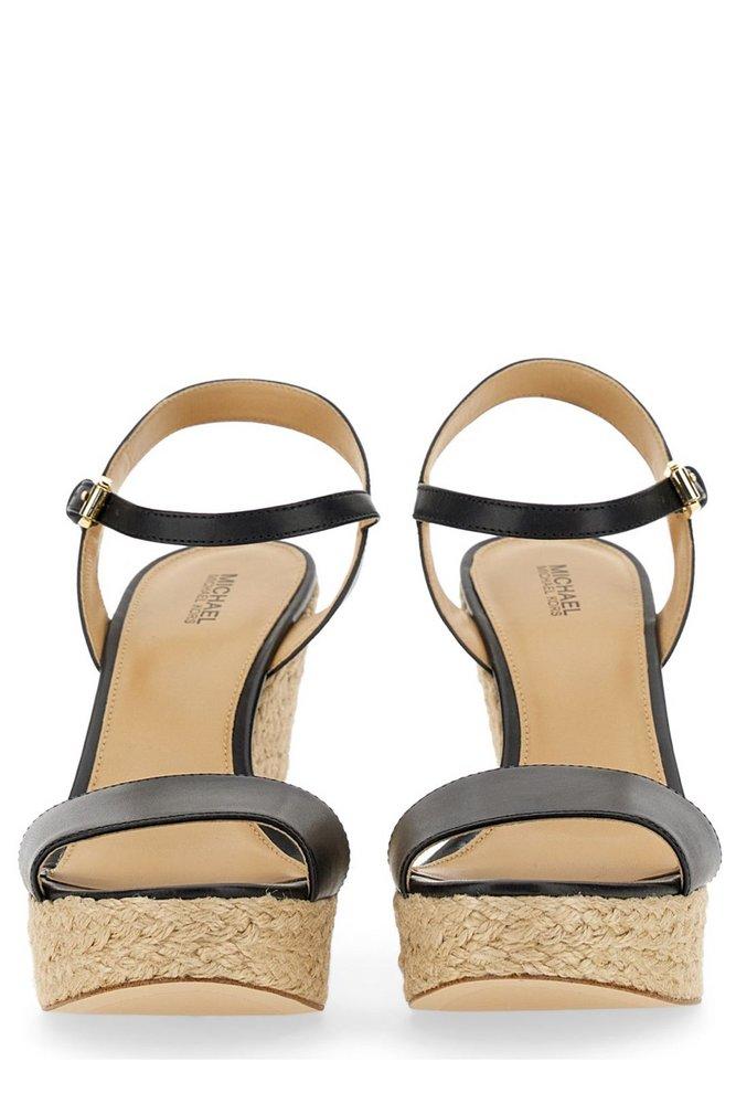 MICHAEL Michael Kors Jill Wedge Sandals in Natural Lyst