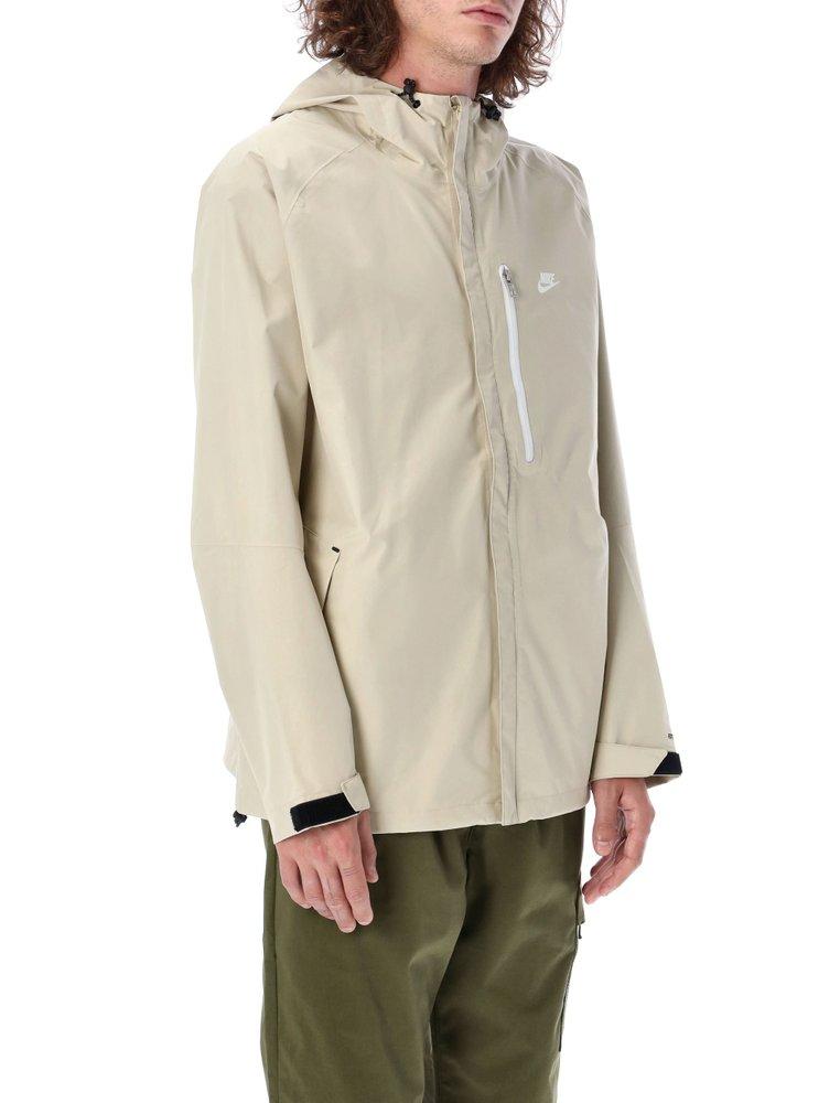 Nike Sportswear Storm-fit Legacy Hooded Shell Jacket in Natural for Men |  Lyst