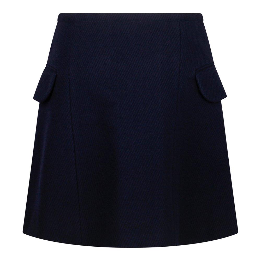 スカート MAISON KITSUNE Woman Skirt Blue OW01504WW0081 P470 ストレート デニム スカート | Maison Kitsuné