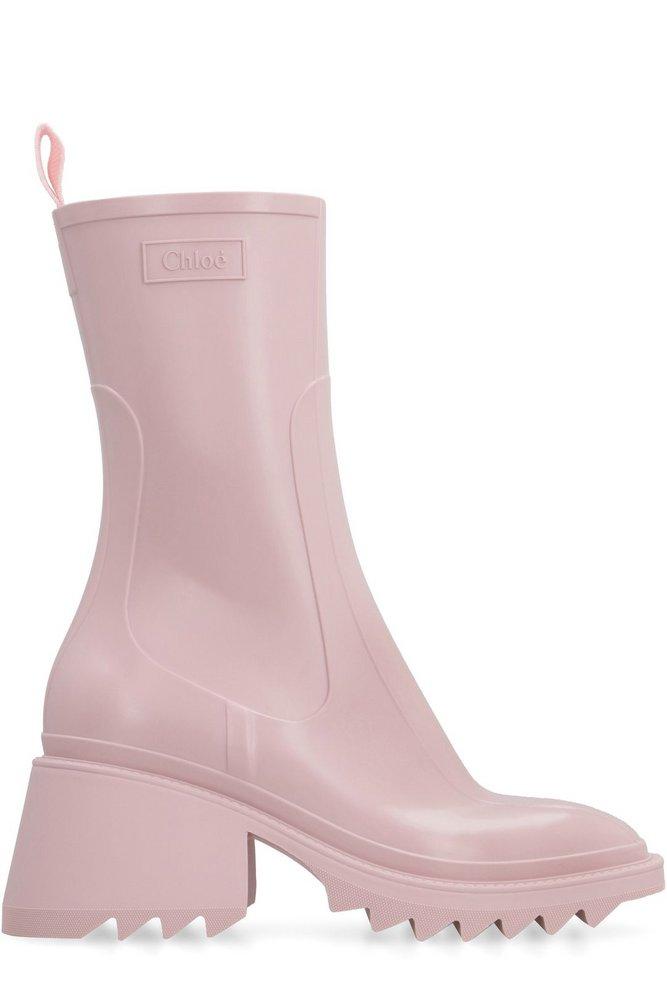 Chloe betty rain boots white Clearance