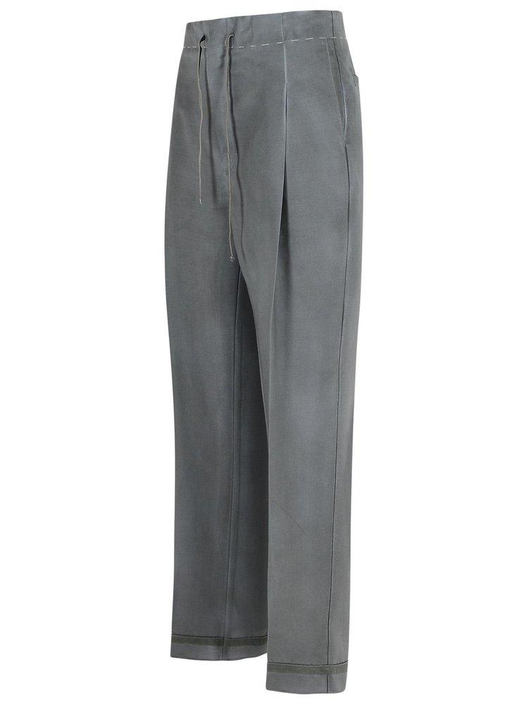 パンツ Maison Margiela Cream mohair blend pant Maison Margiela Polyester Pants S67KA0046.S54042-114 BEIGE