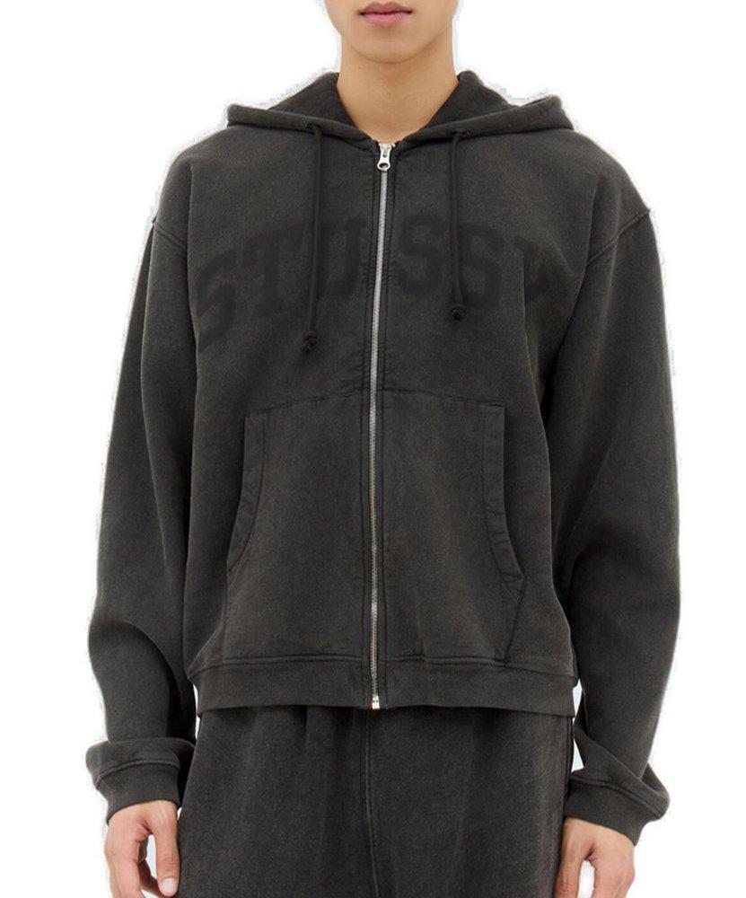 Stussy Faded Graphic Zip Hoodie in Black for Men | Lyst UK Stussy Faded Graphic Zip Hoodie in Black for Men | Lyst UK