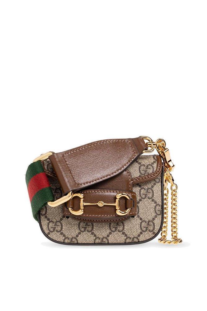 Gucci Horsebit 1955 denim wallet - ShopStyle