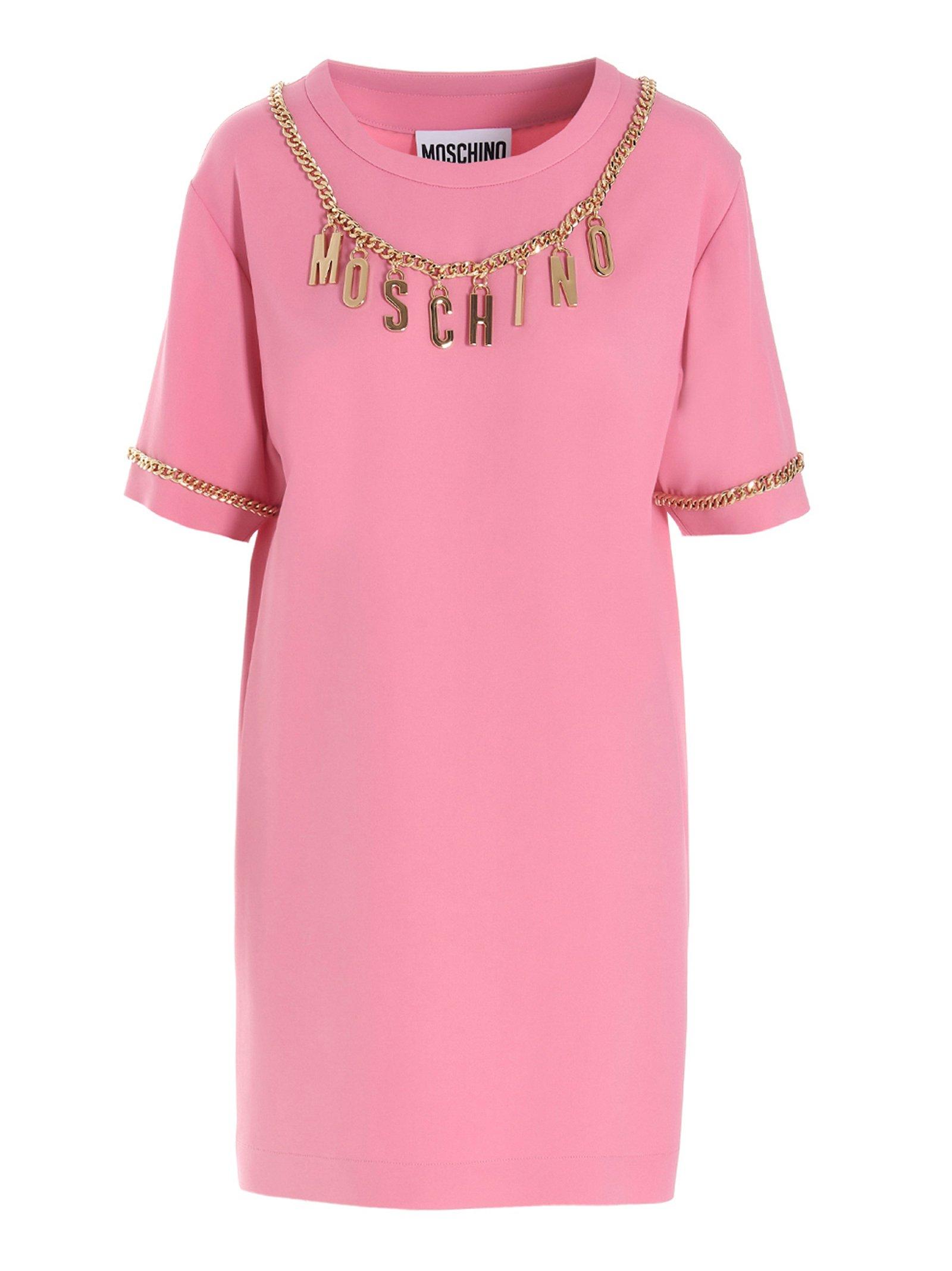 moschino pink dress