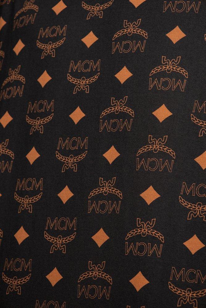 MCM Monogrammed T-shirt in Black for Men