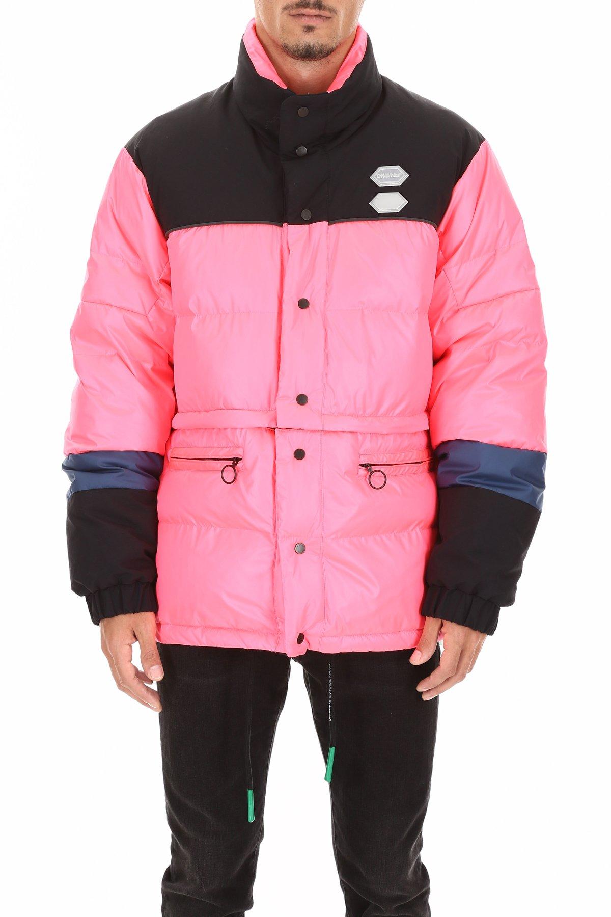 fuschia puffer vest