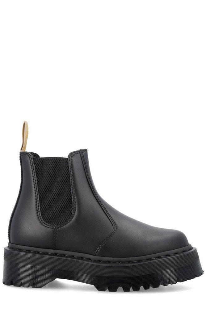 Dr. Martens Vegan 2976 Felix Platform Chelsea Boots in Black | Lyst