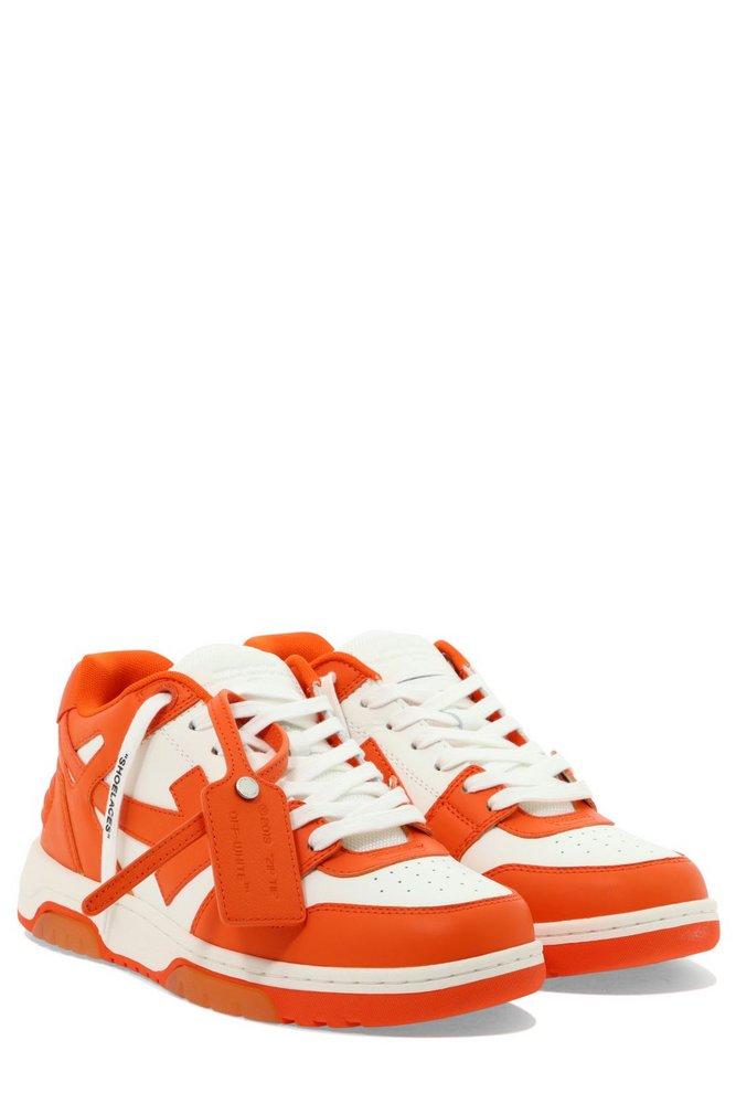 Off-White c/o Virgil Abloh Out Of Office Lace-up Sneakers in Orange for Men  | Lyst