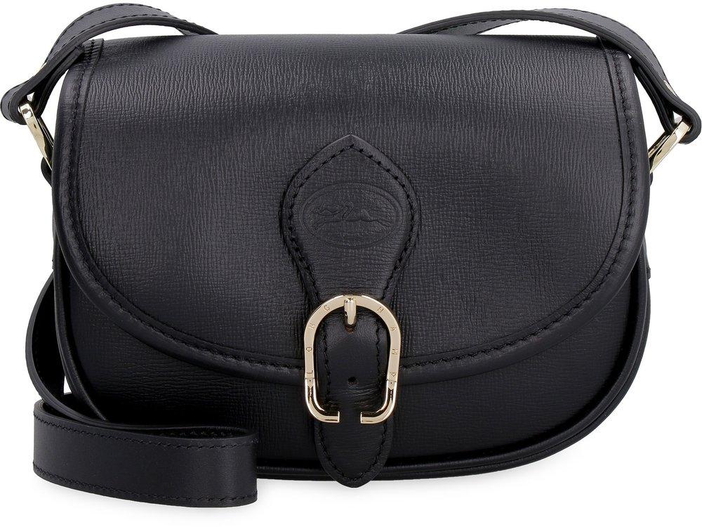 Longchamp, Bags, Vintage Longchamp Crossbody Leather Bag
