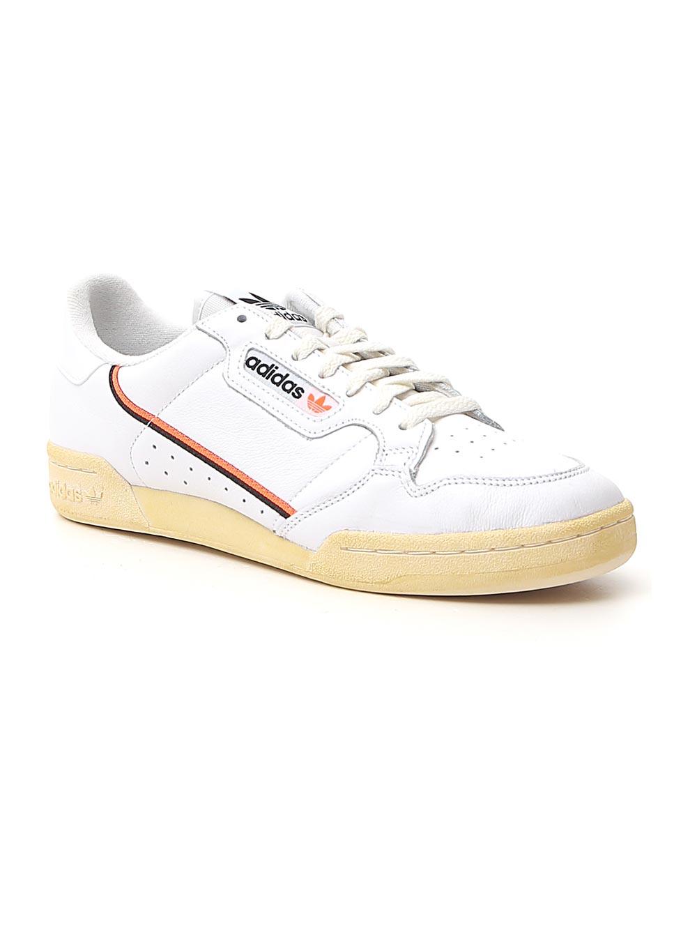 adidas Originals - White Continental 80 Sneakers - Babyshop.com