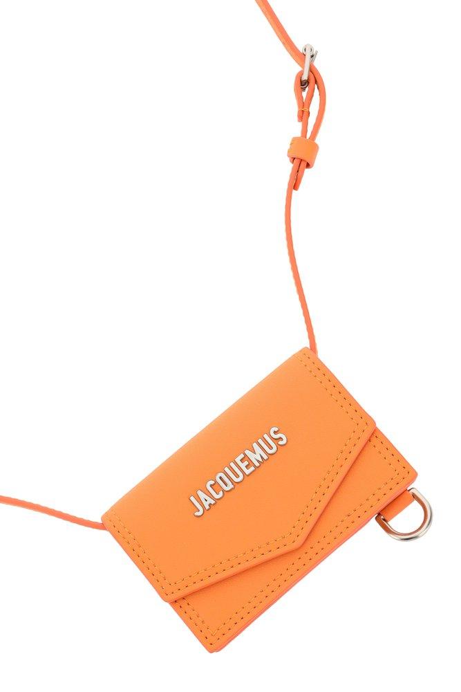 Jacquemus Le Porte Azur Card Holder in Orange for Men