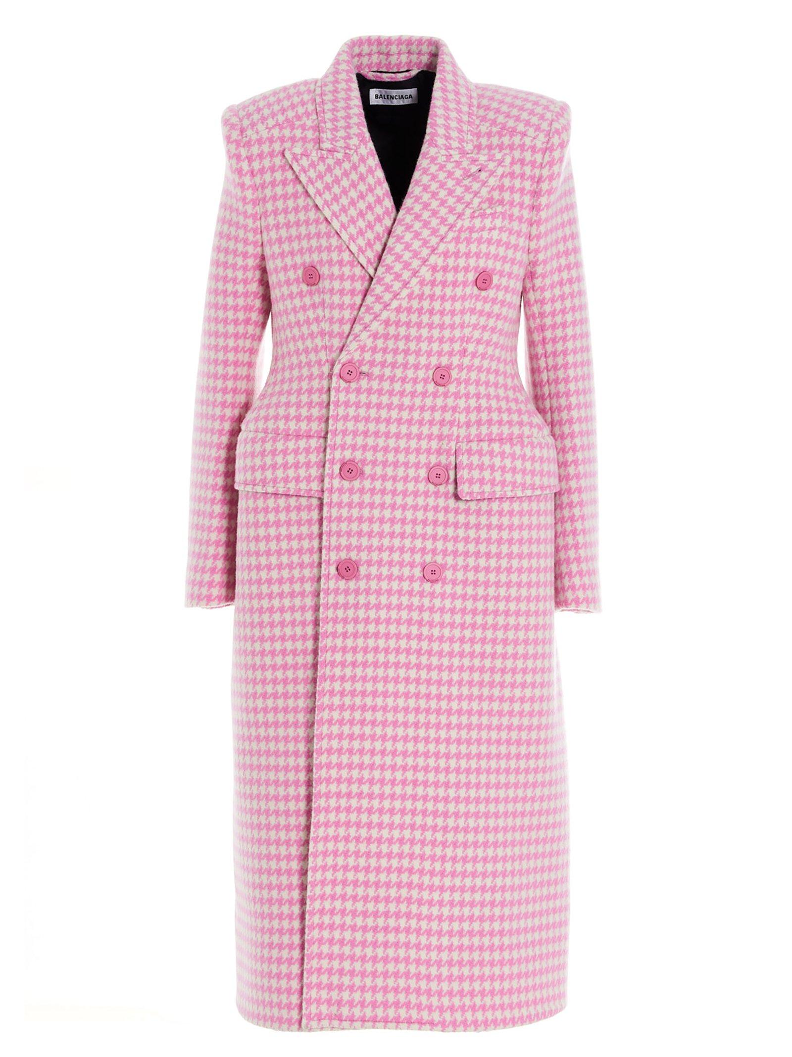 Balenciaga store pink coat