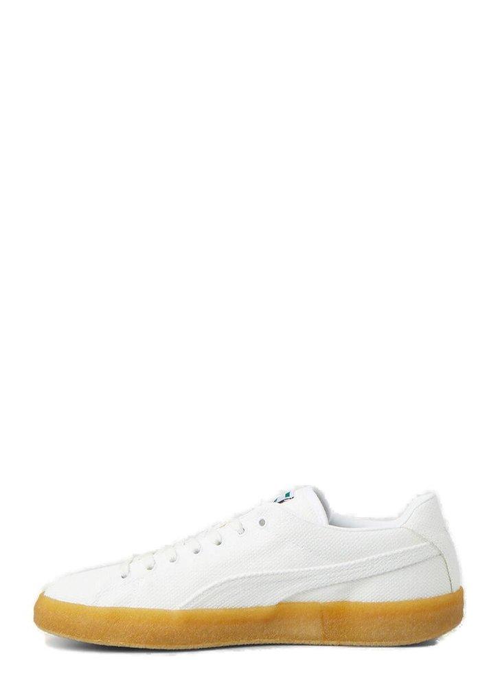 puma suede crepe canvas sneakers