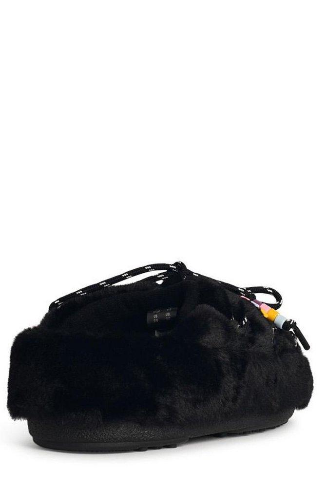 スニーカー MOON BOOT Suede Beads Mules Black Moon Boot Suede Beads mules for Women - Black in KSA | Level