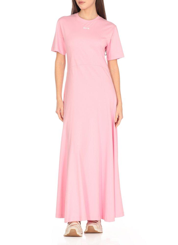 ワンピース MSGM Woman Dress Pink 3841MDA36A257152 12 MSGM Women's T-Shirt Dress - Pink - XS | Coggles