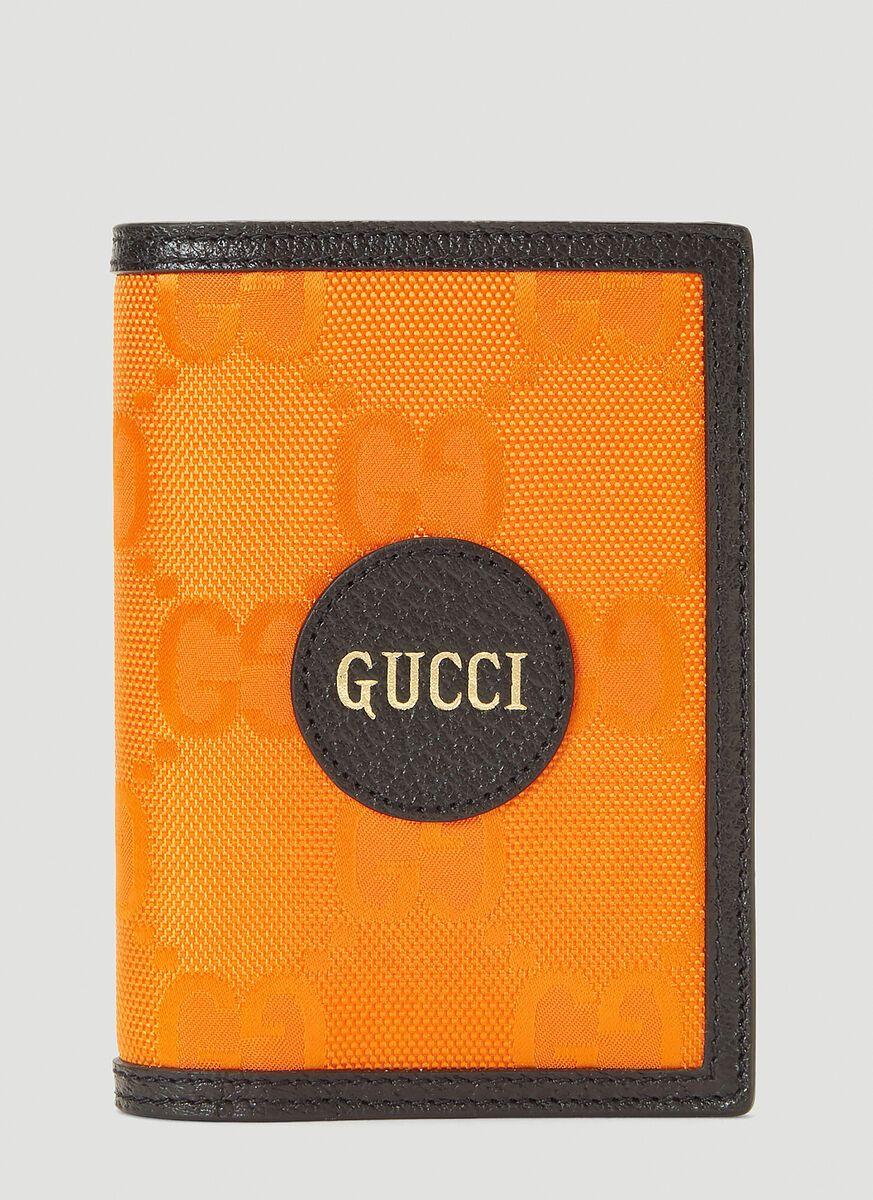 Gucci Synthetic Econylon Passport Holder in Orange for Men Lyst
