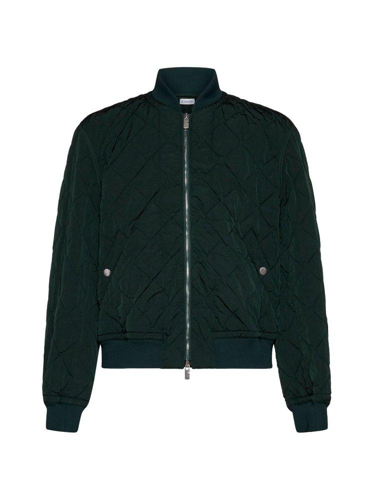 Burberry quilted zip up jacket hotsell