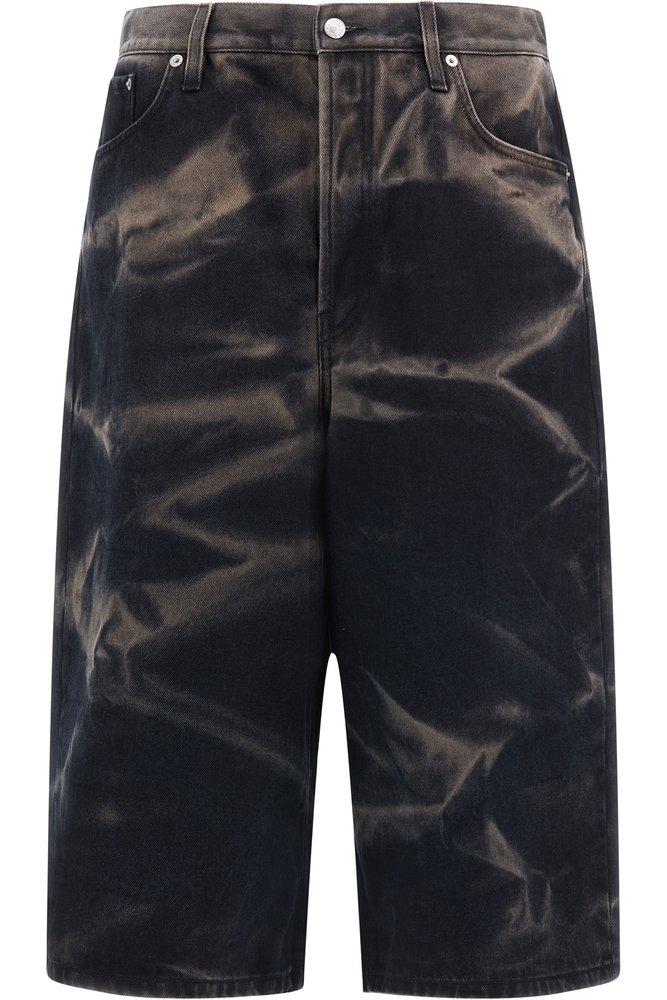 Dries Van Noten Acid Wash Jeans in Black for Men Lyst