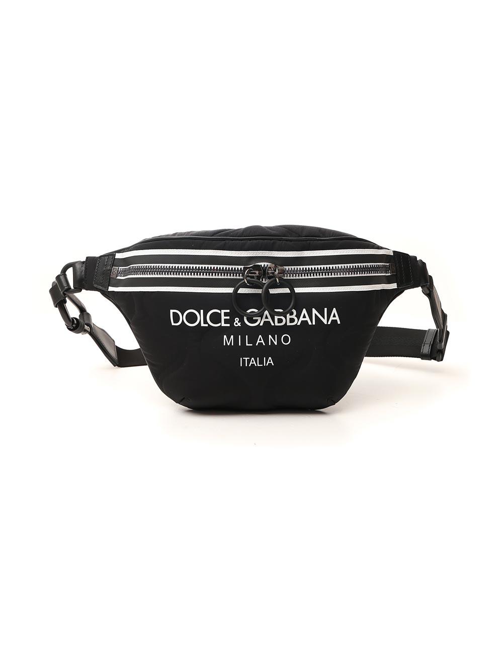 Dolce & Gabbana Synthetic Logo Fanny Pack in Black for Men - Lyst