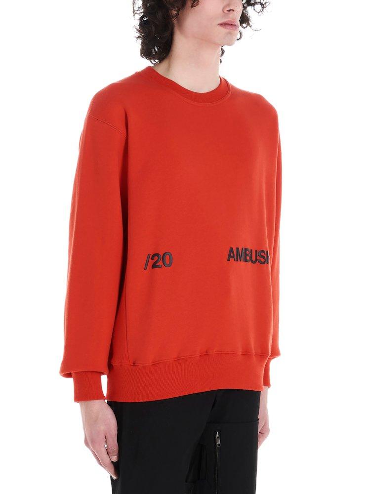 Ambush Logo Crewneck Sweatshirt in Red for Men | Lyst