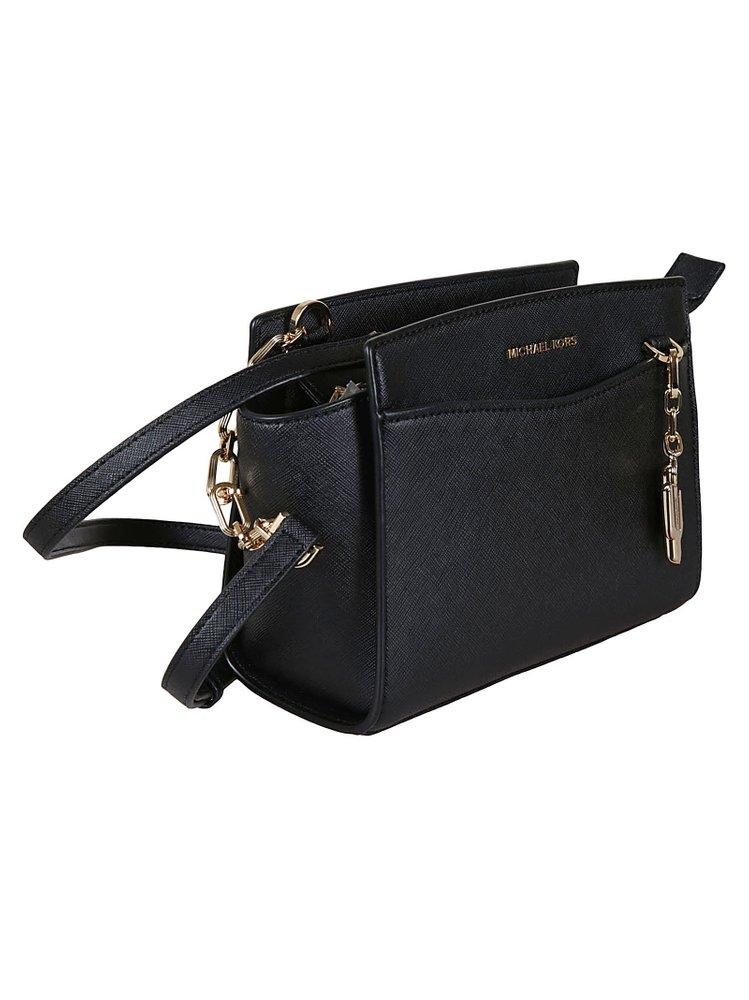 Michael Kors Selma Logo Lettering Small Crossbody Bag in Black Lyst UK