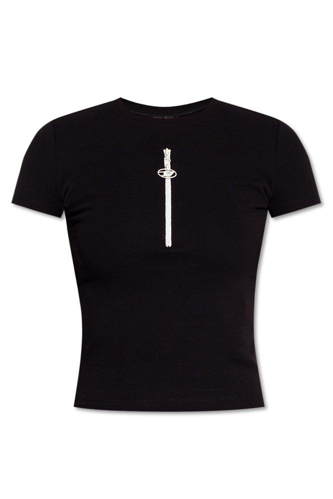 DIESEL 't-vazy' T-shirt in Black | Lyst