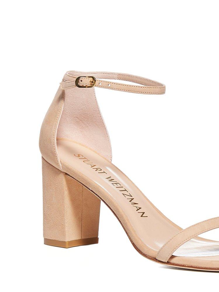 Stuart Weitzman Amelina Block Heel Sandals in Natural Lyst