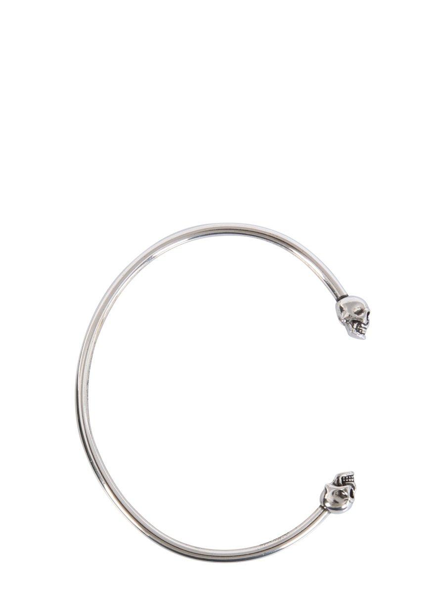 ALEXANDER McQUEENブレスレット THIN TWIN SKULL Alexander McQueen - Thin Twin Skull Bracelet | HBX
