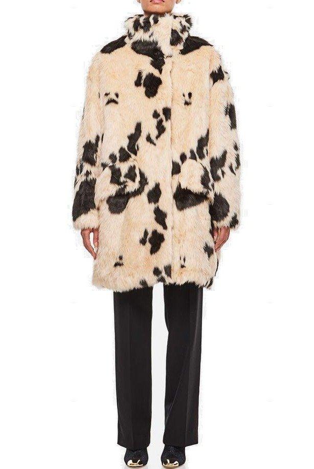 Cow fur coat cheap