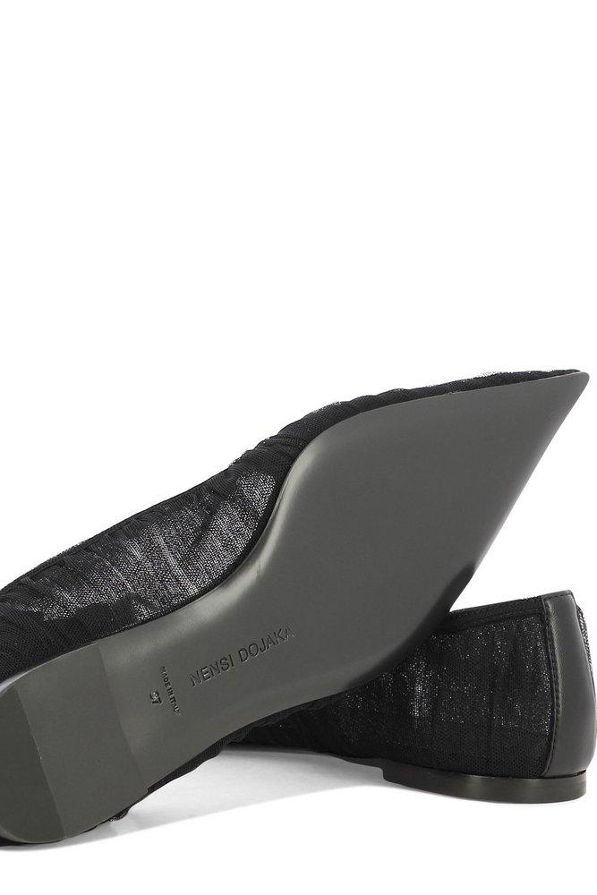 バレエシューズ Nensi Dojaka Pointed-toe ballet flats Black Nensi Dojaka Ballet flats and ballerina shoes for Women