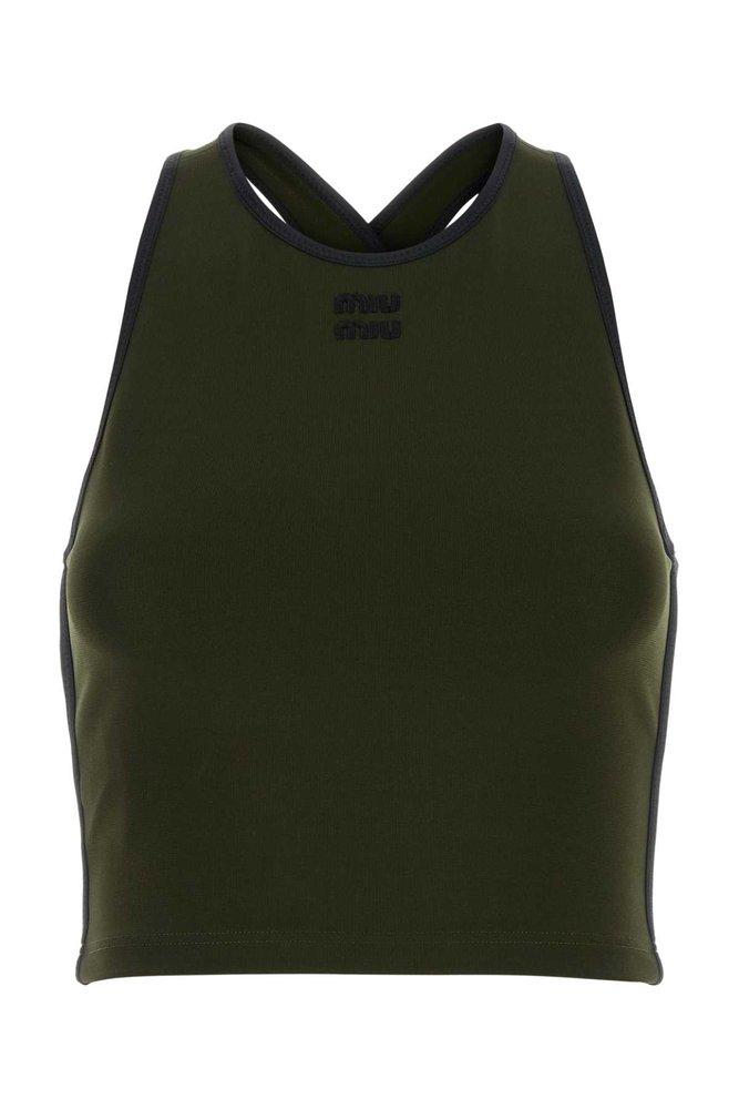 Miu Miu Sleeveless and tank tops for Women | Online Sale up Miu Miu Sleeveless and tank tops for Women | Online Sale up