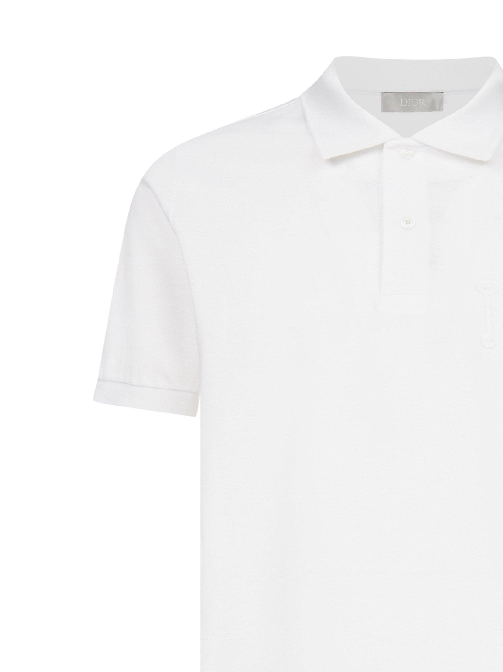Shawn Stussy Logo Patch Polo Shirt 