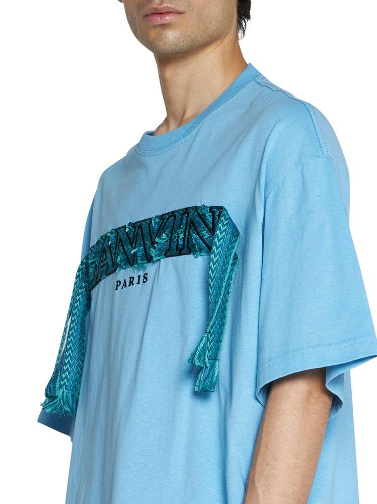 LANVIN ランバン Crazy Curb lace logo Tシャツ