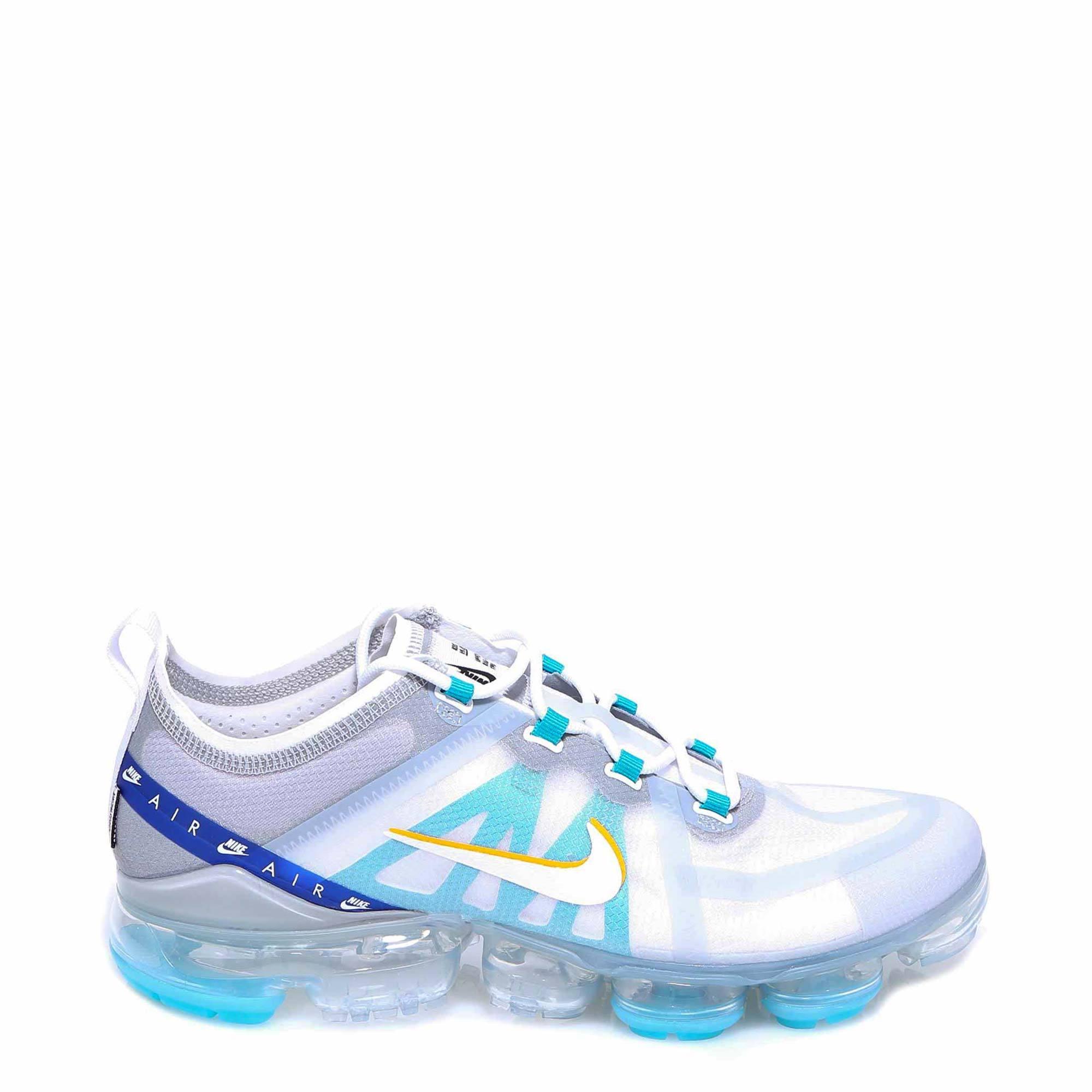 Nike Cotton Air Vapormax 2019 Lace Up Sneakers in White for Men - Lyst